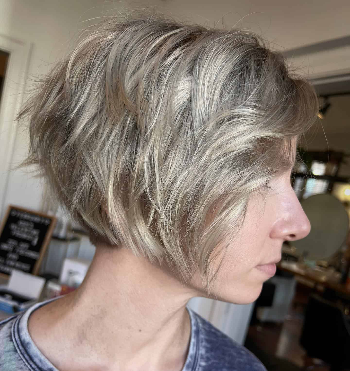 274909710_965349064089764_4833469464119277472_n Messy blonde bixie haircut