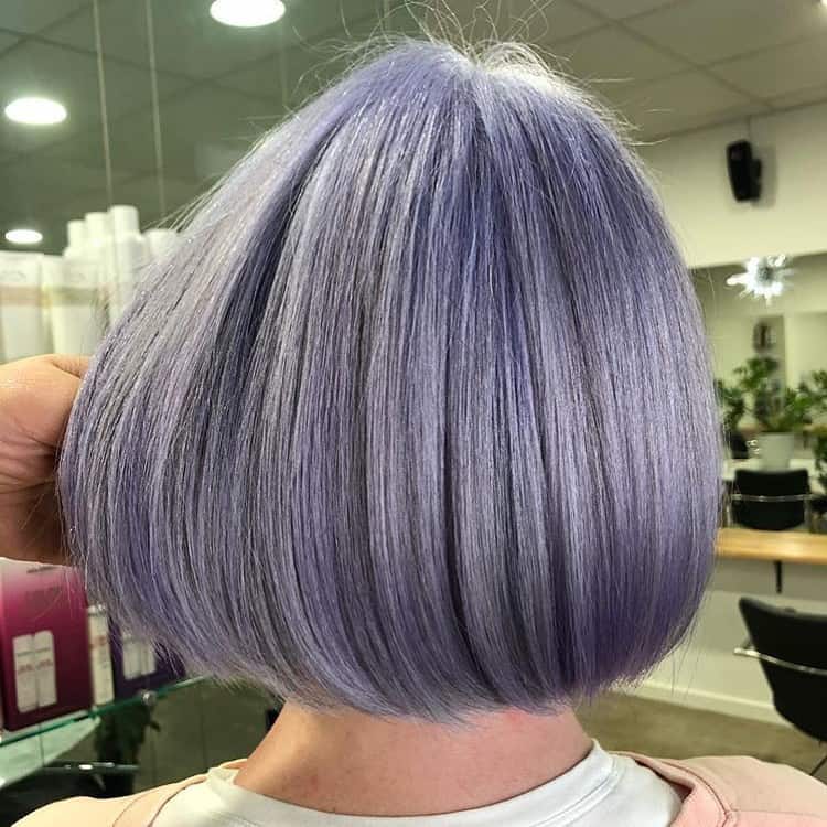 Purple bob