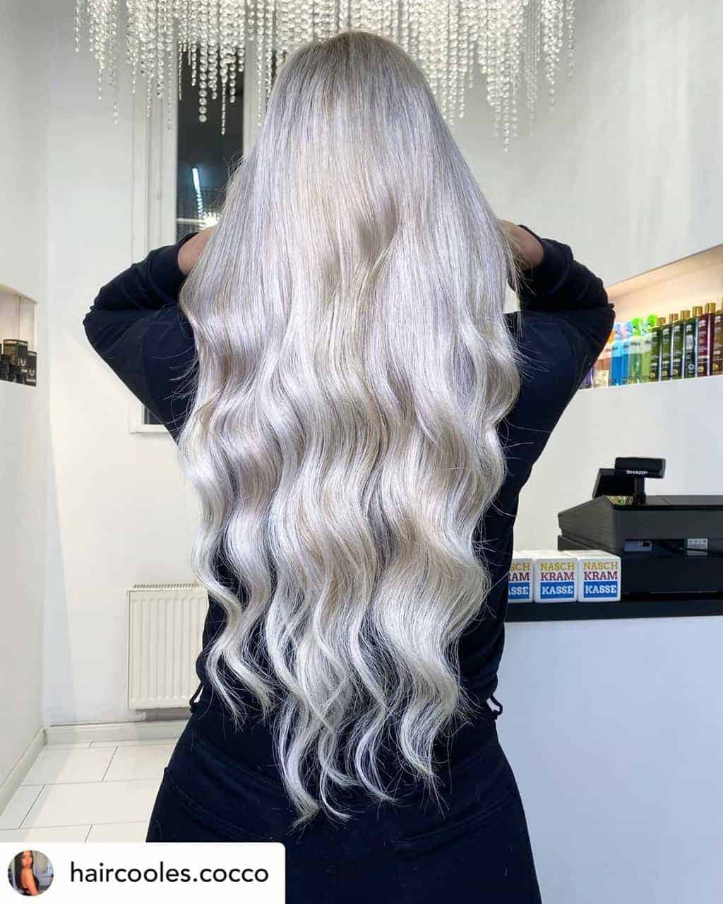 blonde-hair-color-17 Ice blonde hair color.