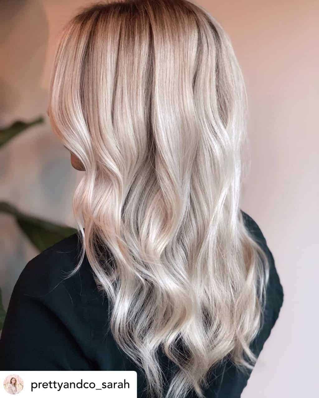 blonde-hair-color-18 Champagne blonde hair color.