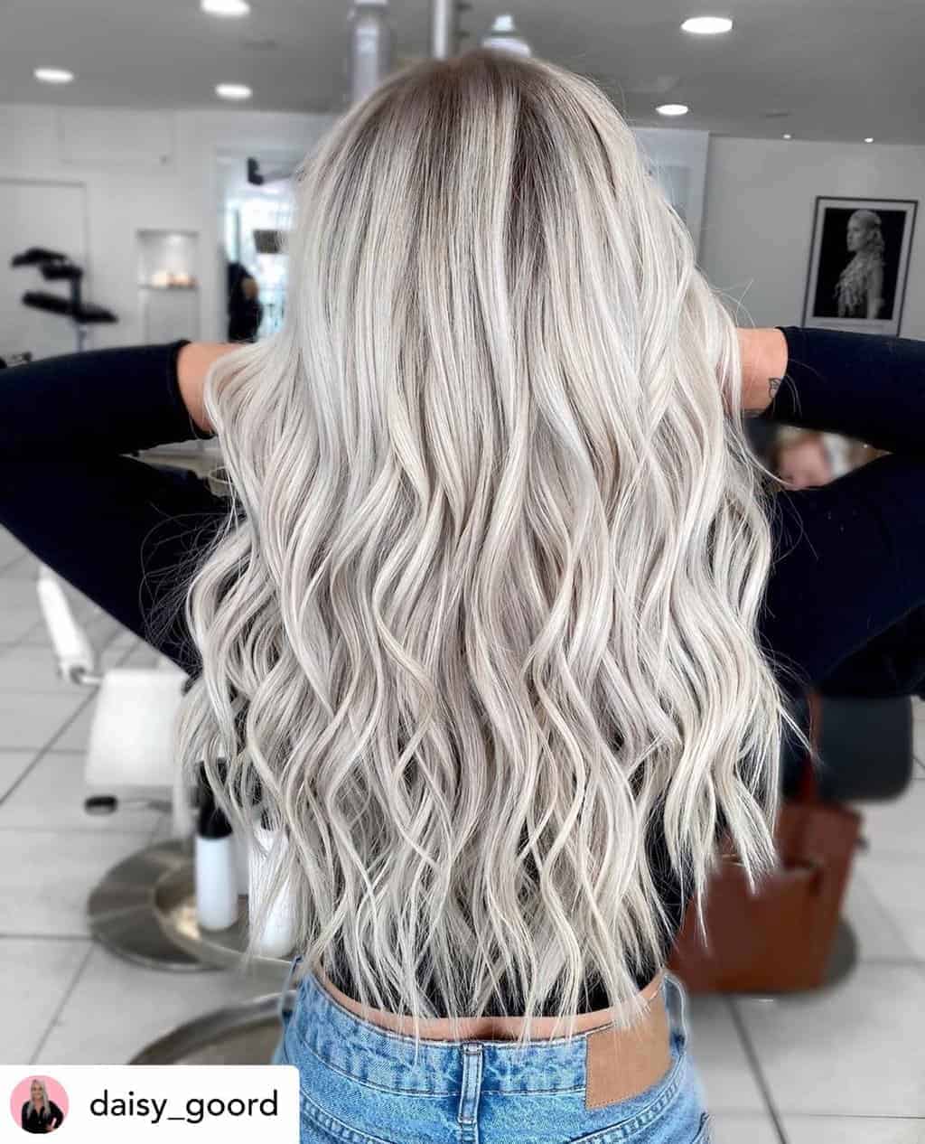 blonde-hair-color-6 Ash blonde hair color.