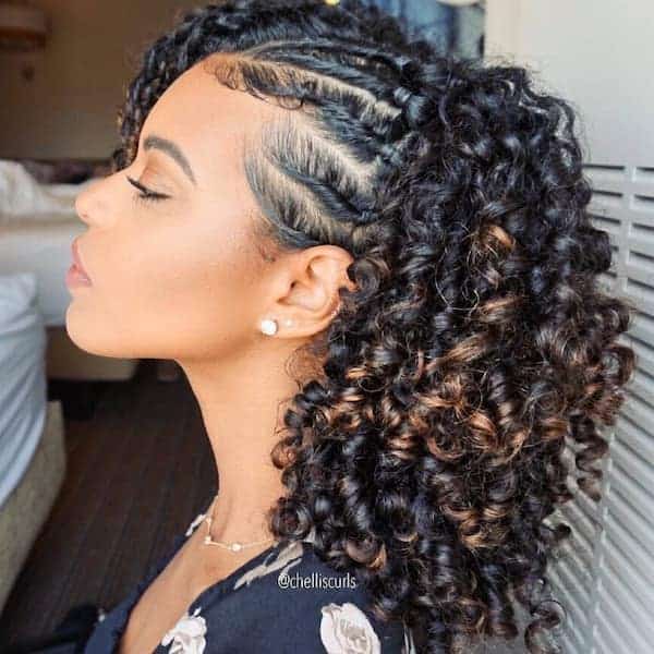 braids-and-curls-hairdo Braids and Curls Hairdo