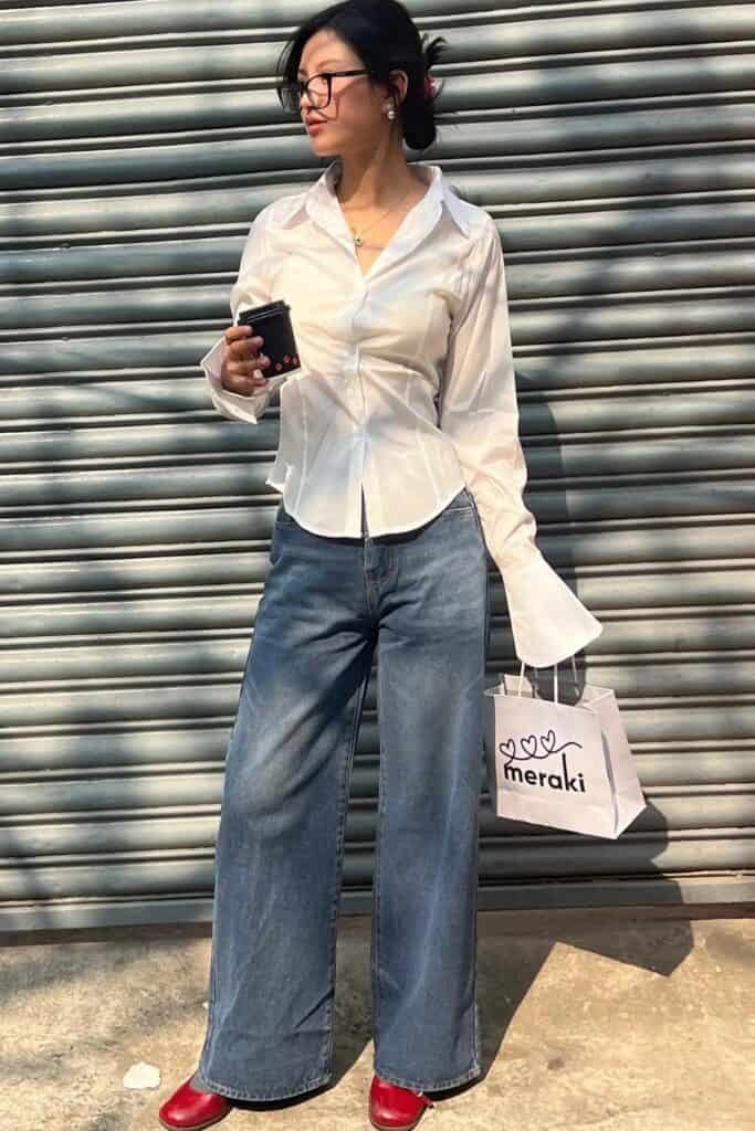 business-casual-outfits-1-683x1024-1 Classic White and Denim with a Pop of Red