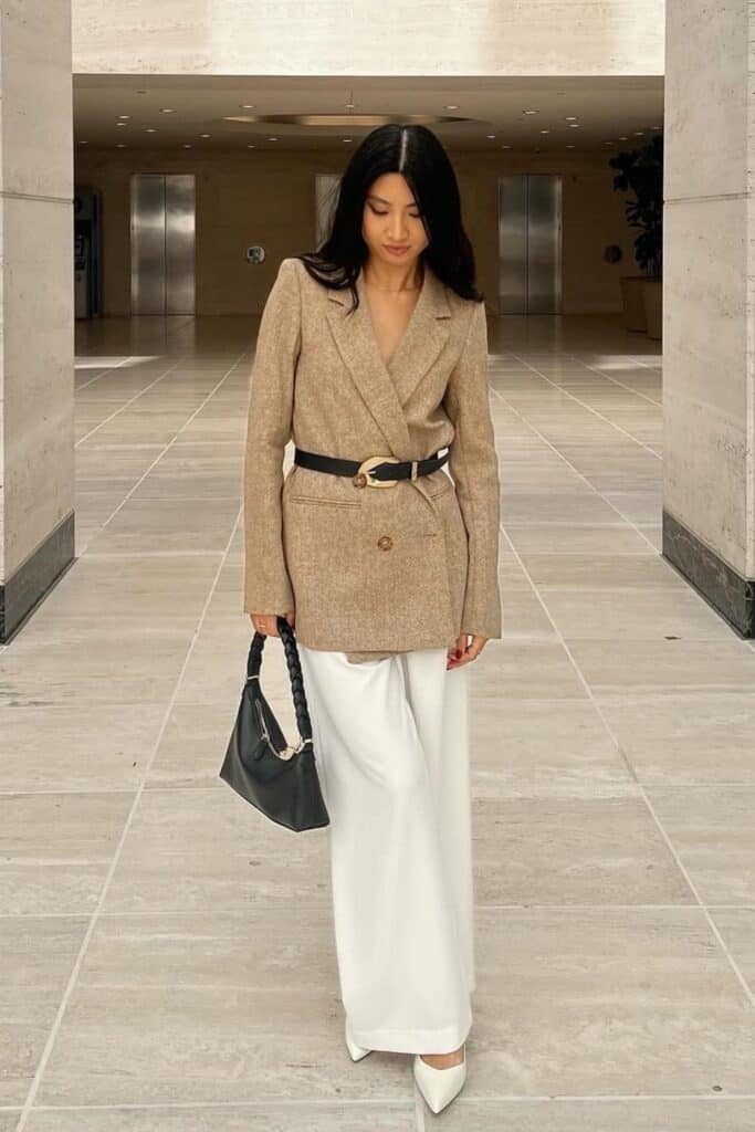 business-casual-outfits-20-683x1024-1 Camel and White for a Polished Appearance