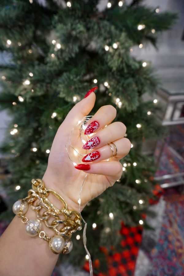 christmas-lights-nails-1 Christmas Lights Nails
