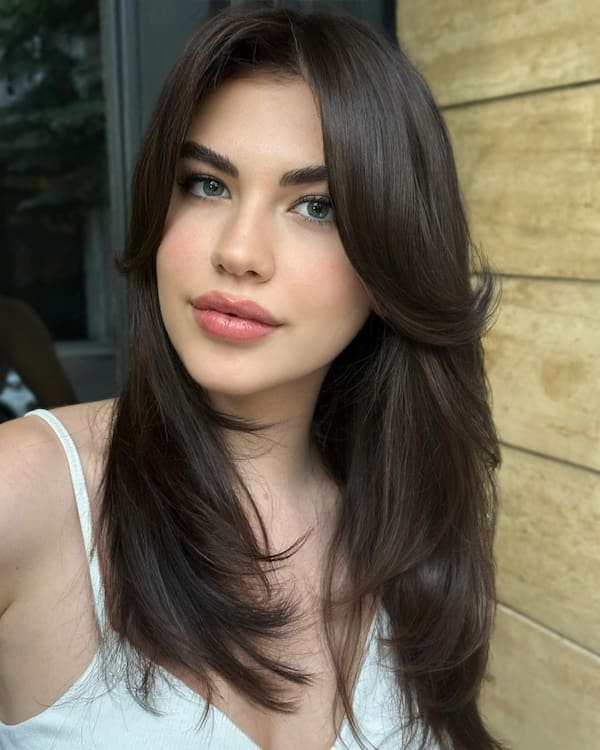 cute-medium-length-butterfly-haircut Cute Medium Length Butterfly Haircut