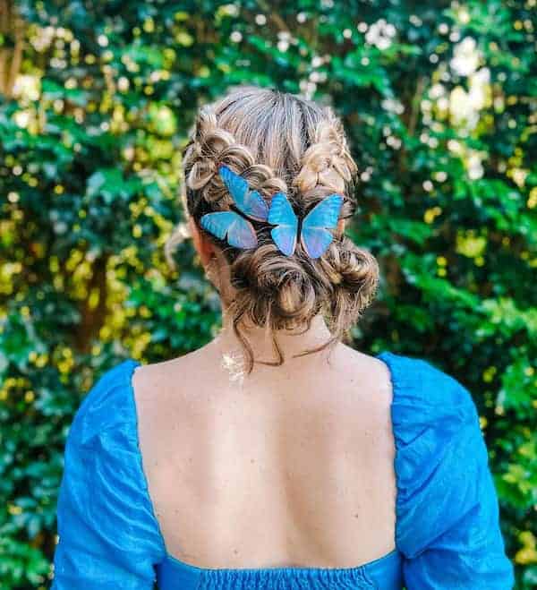 four-strand-braided-updo Four Strand Braided Updo