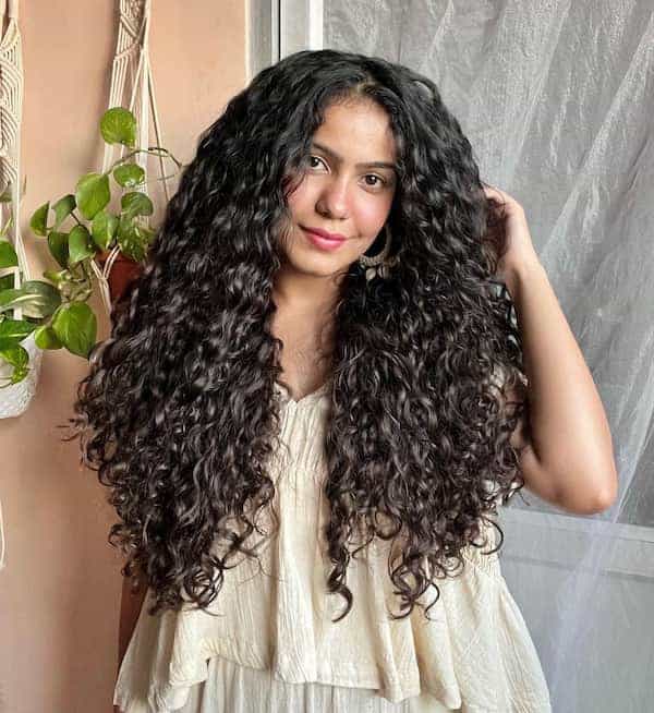 full-long-curls-on-natural-hair Full Long Curls on Natural Hair