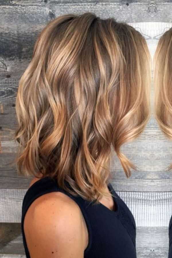 Honey Blonde Shaggy Lob for Radiance