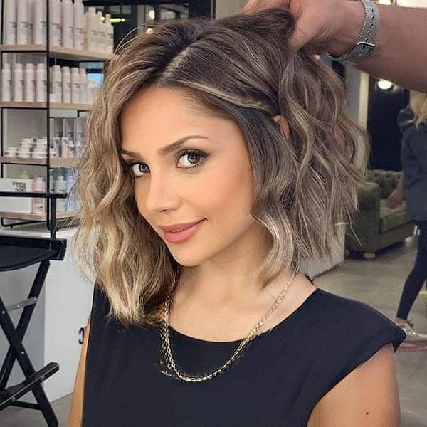 Layered Wavy Haircut