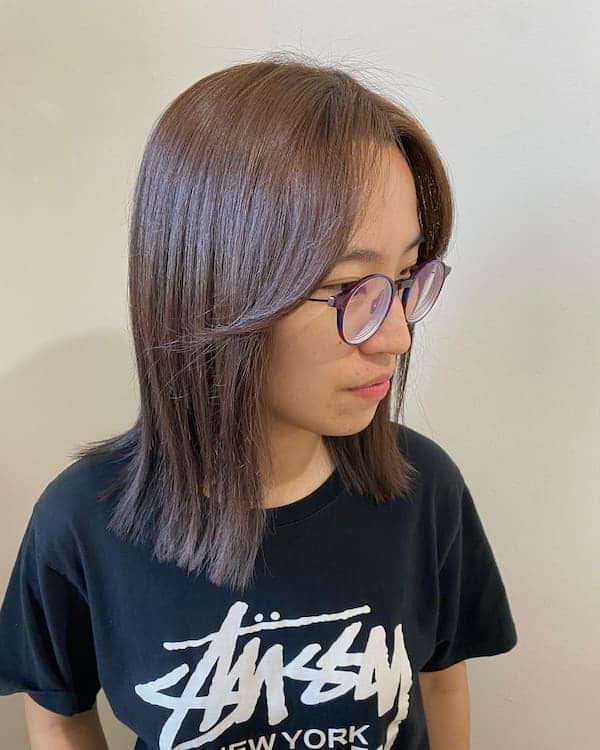 long-bob-with-curtain-bangs Long Bob with Curtain Bangs