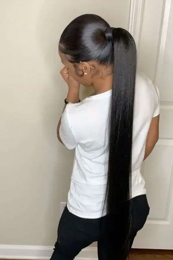 Long Sleek Ponytail