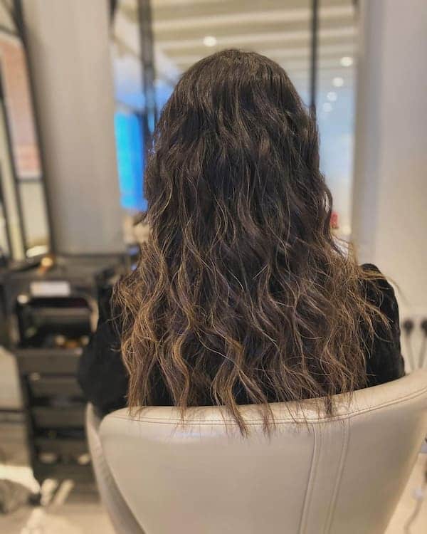 Medium Length Beach Wavy Haircut