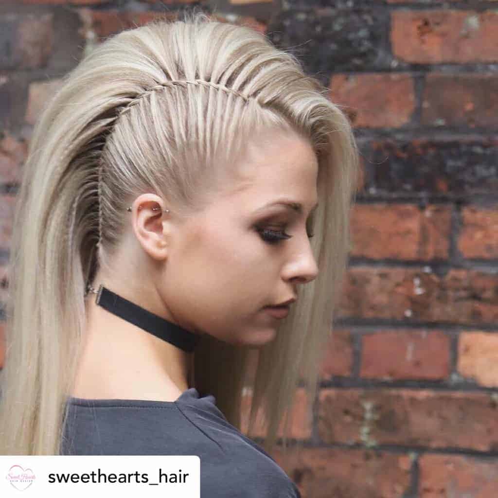 A fauxhawk is the perfect hairstyle for New Years Eve!