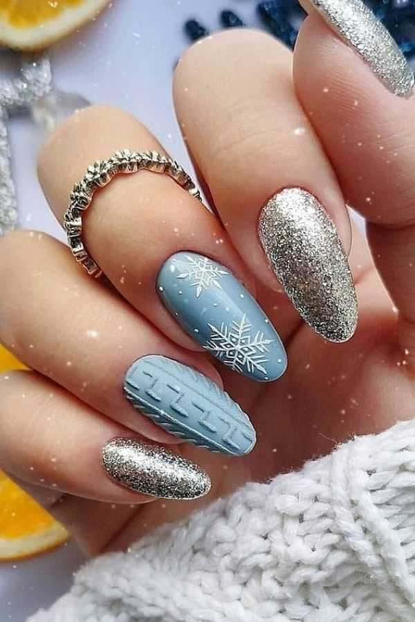 new-years-eve-sweater-nails New Year's Eve Sweater Nails
