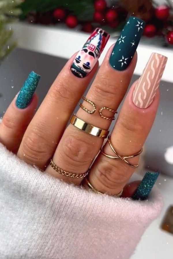 nutcracker-sweater-nails Nutcracker Sweater Nails