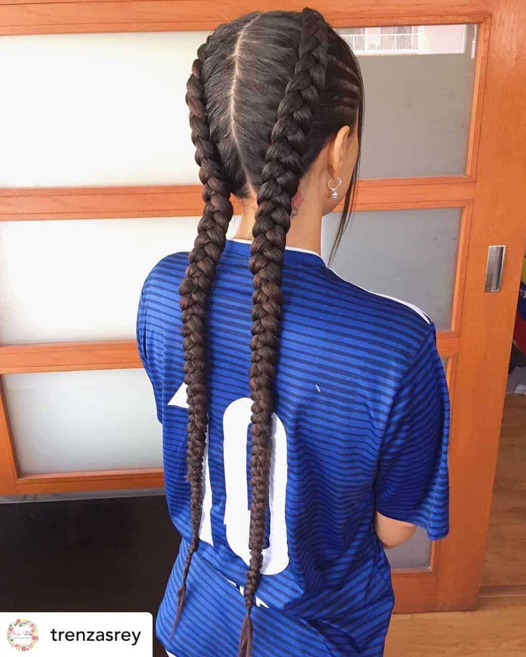 rainy-day-hairstyles-14 Boxer braids are perfect for rainy days!
