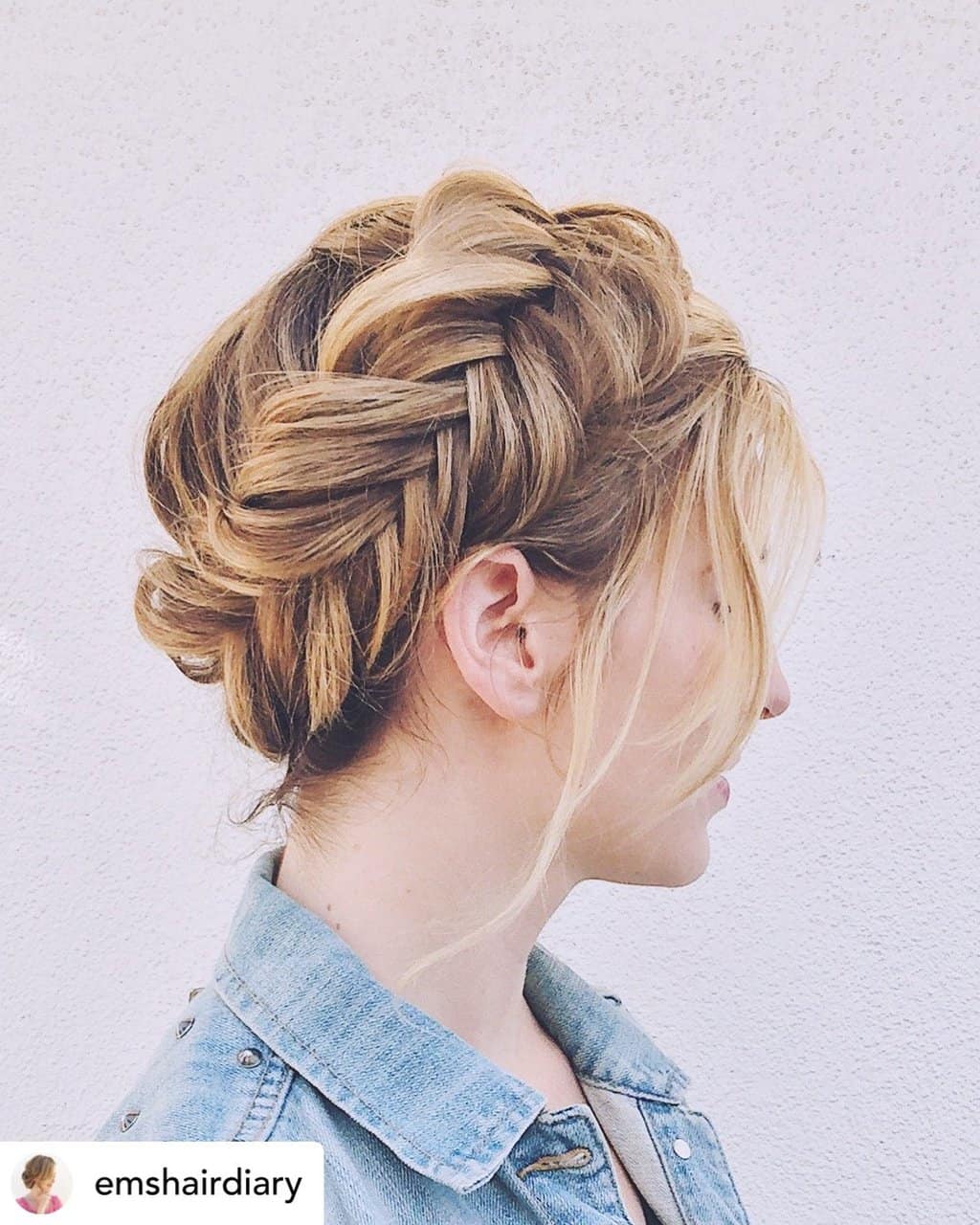rainy-day-hairstyles-17 Crown braids are perfect for rainy days!