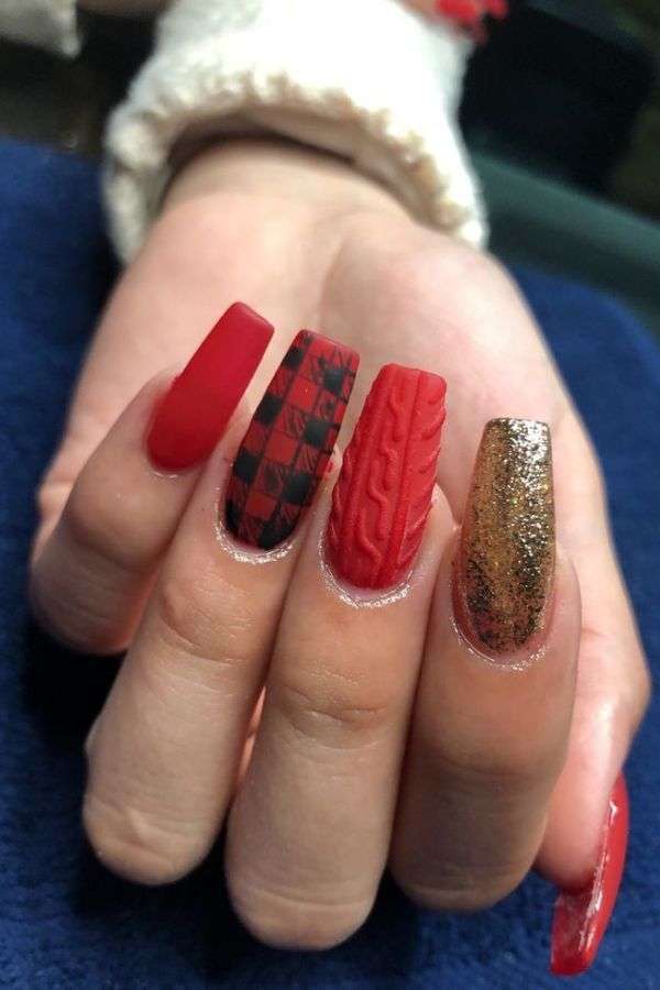 tartan-plaid-nails Tartan Plaid Nails