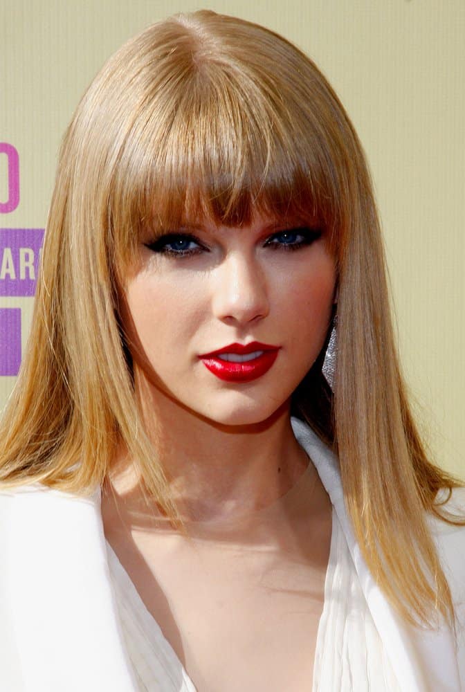 Taylor Swift at the 2012 MTV Video Music Awards held at the Staples Center in Los Angeles, United States on September 6, 2012. Credit: Lumeimages.com