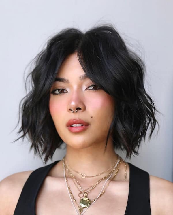 Textured Wavy Haircut