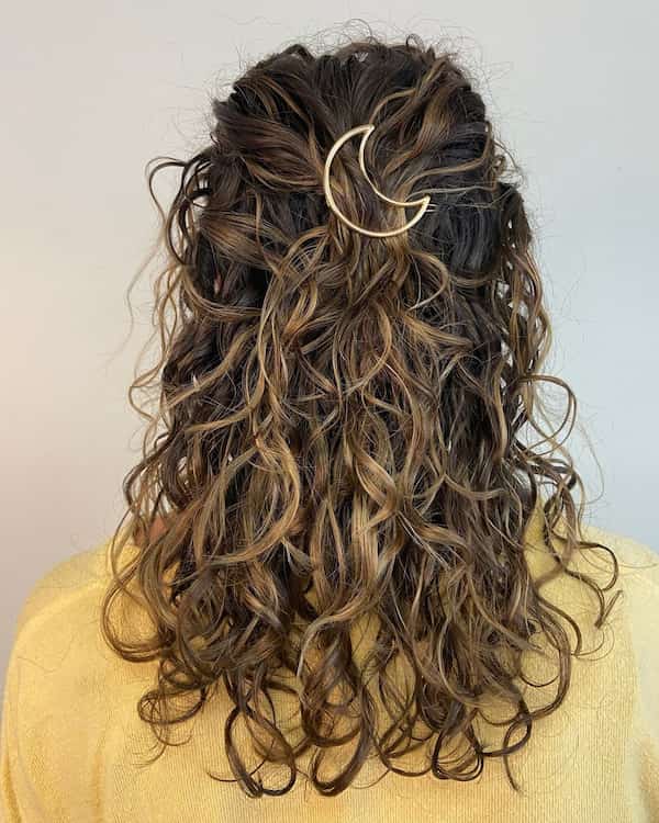 Wavy Half Up Half Down