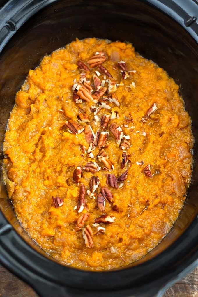 Slow Cooker Sweet Potatoes and Apples