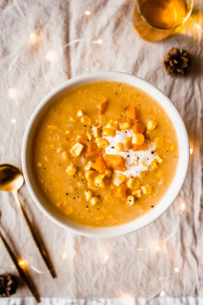 Pumpkin Corn Chowder