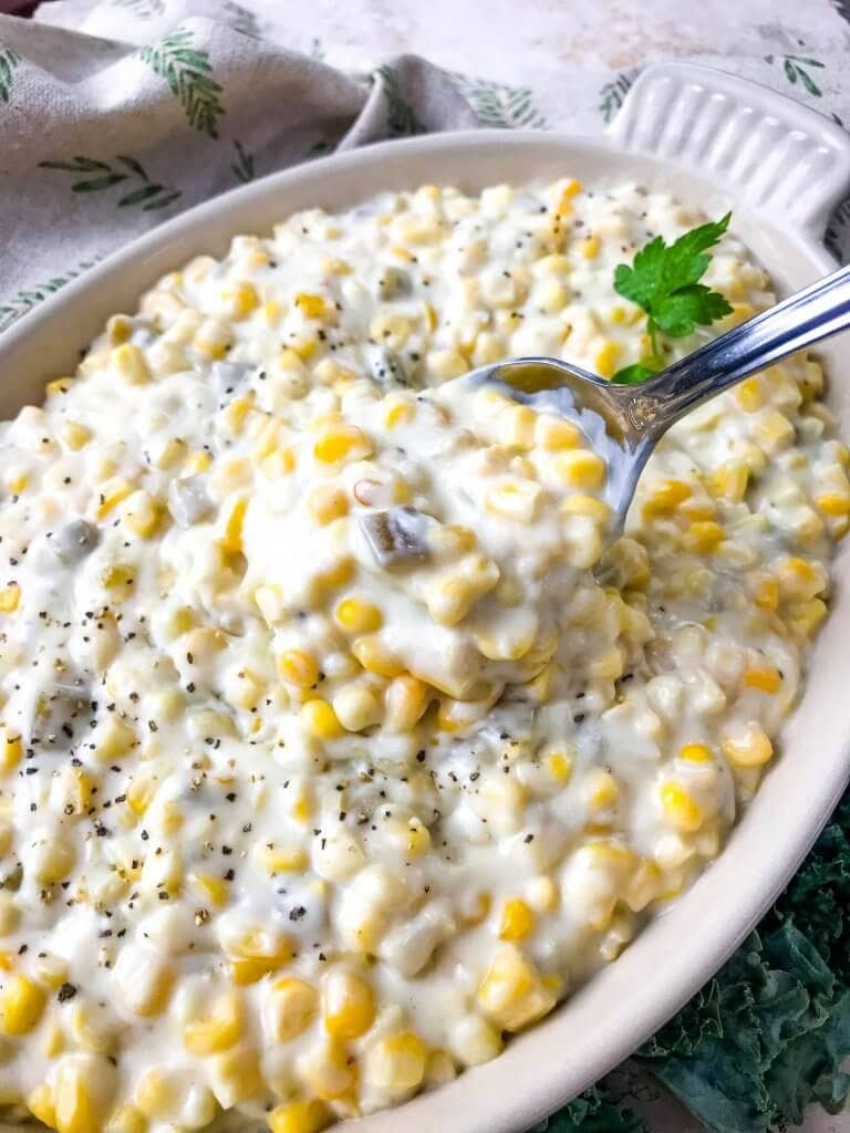 Hatch Green Chile Creamed Corn
