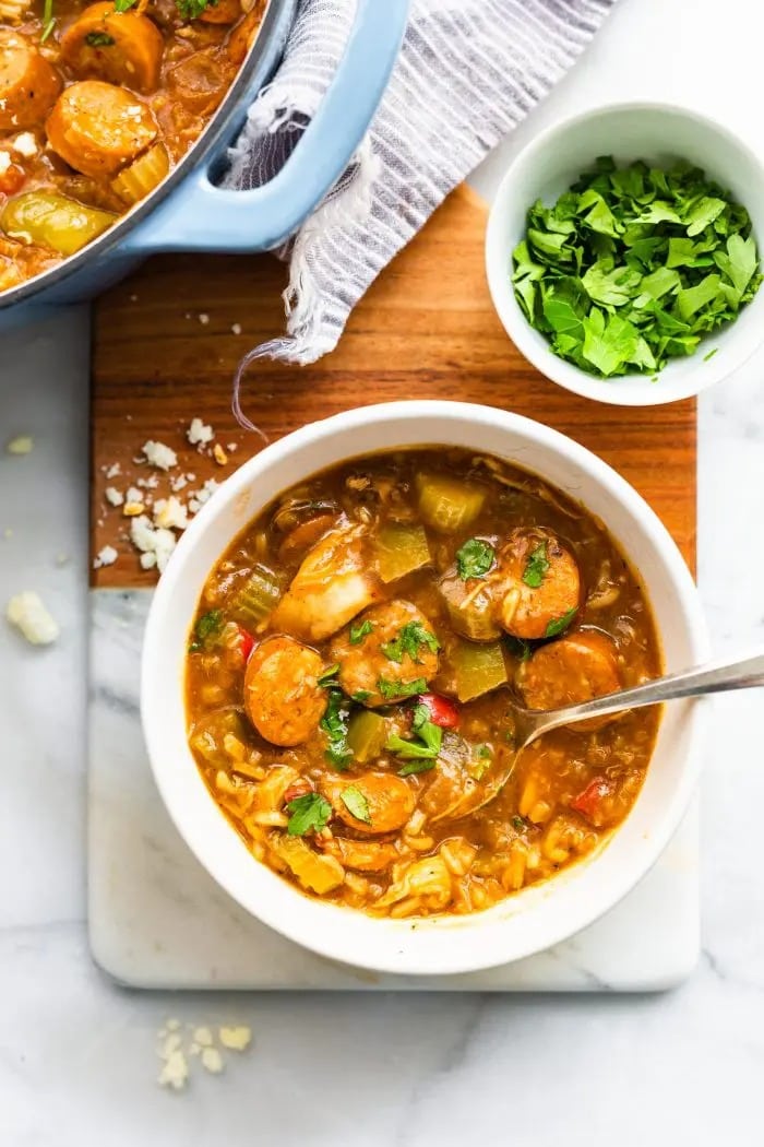 Low Carb Cajun Leftover Turkey Gumbo