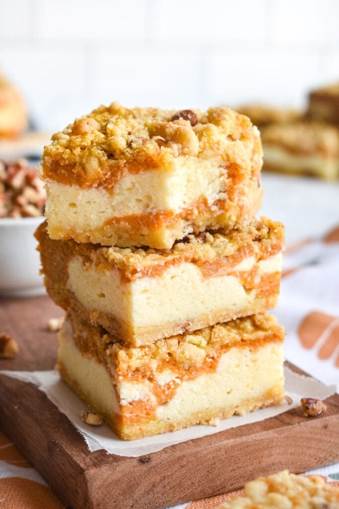 Pumpkin Cheesecake Bars