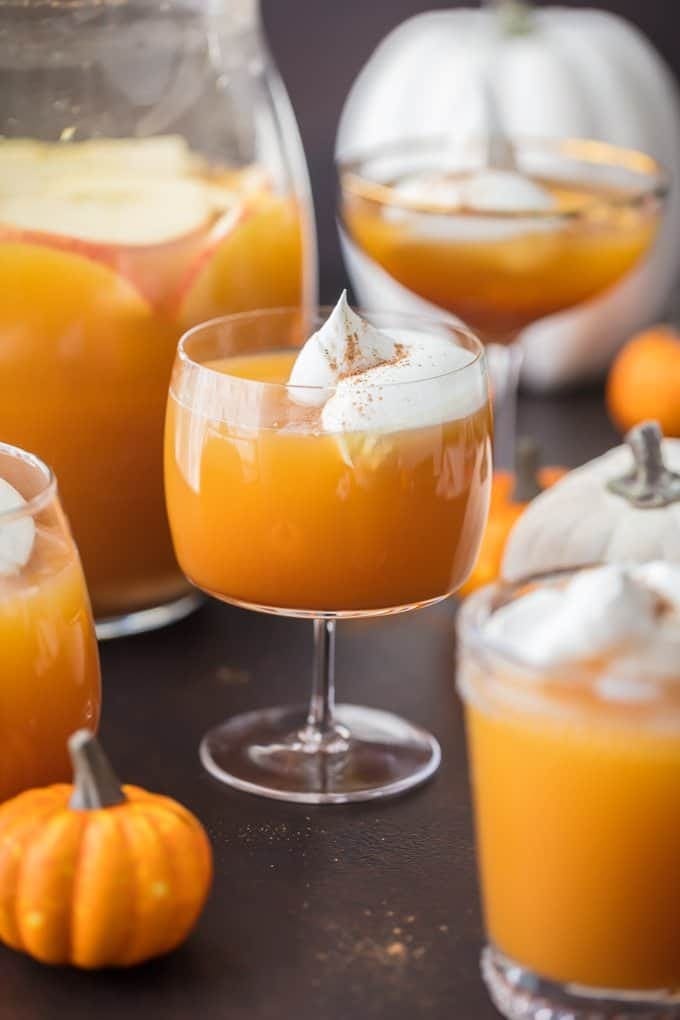Pumpkin Pie Punch (Thanksgiving or Halloween Punch Idea)