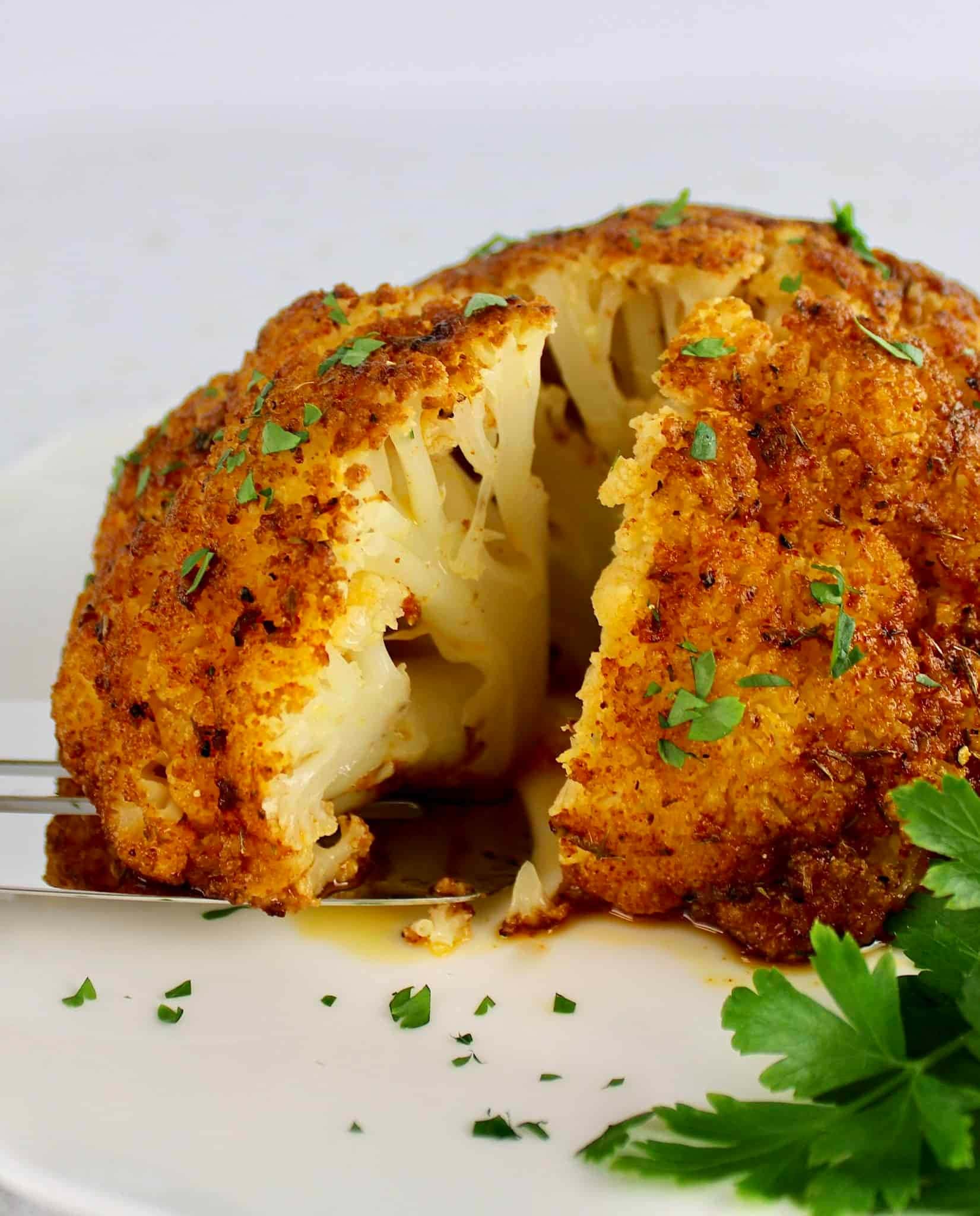 Whole Roasted Cauliflower